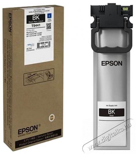 Epson T9441 tintapatron - L fekete  Iroda &eacute;s sz&aacute;m&iacute;t&aacute;stechnika - Nyomtat&oacute; - Kieg&eacute;sz&iacute;tő - 369473