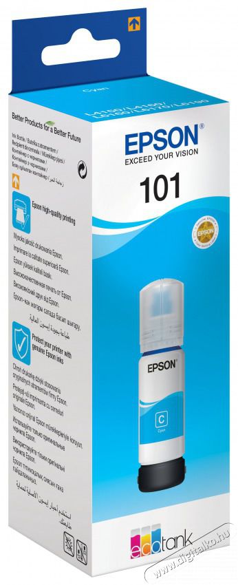 Epson T03V2 70ml EcoTank kompatibilis ci&aacute;n tintapalack Iroda &eacute;s sz&aacute;m&iacute;t&aacute;stechnika - Nyomtat&oacute; - Kieg&eacute;sz&iacute;tő - 385085