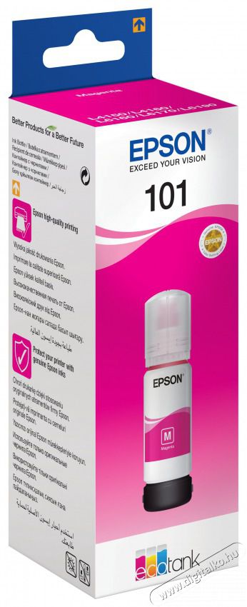 Epson T03V3 70ml EcoTank Kompatibilis magenta tintapalack Iroda &eacute;s sz&aacute;m&iacute;t&aacute;stechnika - Nyomtat&oacute; - Kieg&eacute;sz&iacute;tő - 385086
