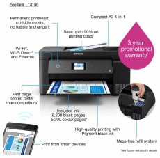 Epson EcoTank L14150 A3+ sz&iacute;nes tintasugaras multifunkci&oacute;s nyomtat&oacute; Iroda &eacute;s sz&aacute;m&iacute;t&aacute;stechnika - Nyomtat&oacute; - Multifunkci&oacute;s (tintasugaras) - 392275