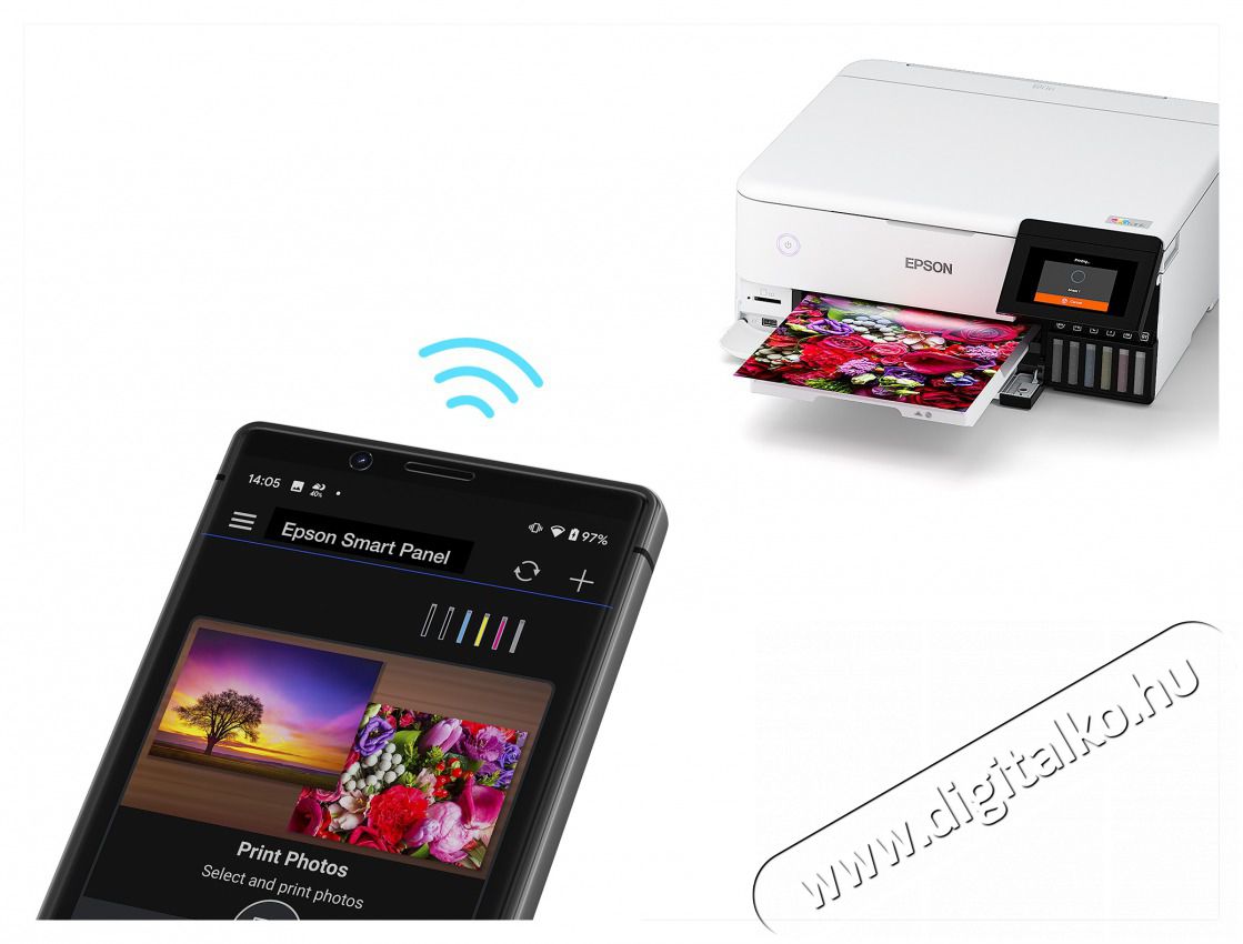 Epson EcoTank L8160 Sz&iacute;nes tintasugaras multifunkci&oacute;s fot&oacute;nyomtat&oacute; Iroda &eacute;s sz&aacute;m&iacute;t&aacute;stechnika - Nyomtat&oacute; - Tintasugaras / fot&oacute;nyomtat&oacute; - 395129