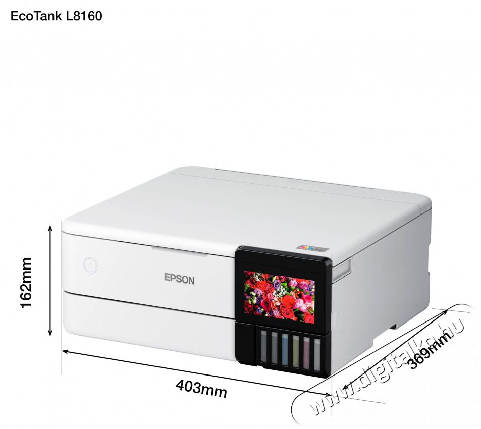 Epson EcoTank L8160 Sz&iacute;nes tintasugaras multifunkci&oacute;s fot&oacute;nyomtat&oacute; Iroda &eacute;s sz&aacute;m&iacute;t&aacute;stechnika - Nyomtat&oacute; - Tintasugaras / fot&oacute;nyomtat&oacute; - 395129