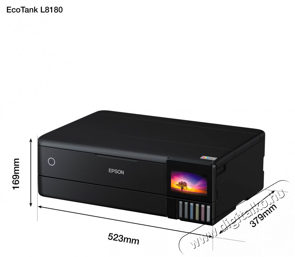 Epson EcoTank L8180 A3+ Sz&iacute;nes tintasugaras multifunkci&oacute;s fot&oacute;nyomtat&oacute; Iroda &eacute;s sz&aacute;m&iacute;t&aacute;stechnika - Nyomtat&oacute; - Tintasugaras / fot&oacute;nyomtat&oacute; - 395130