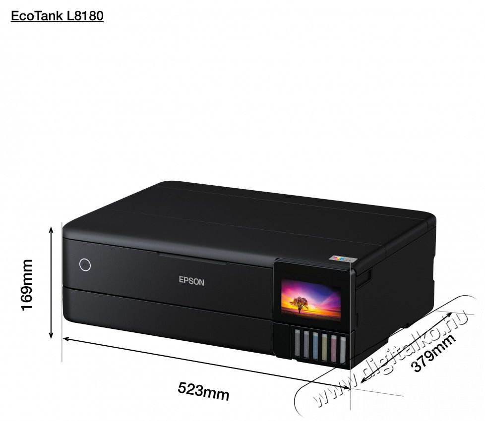 Epson EcoTank L8180 A3+ Sz&iacute;nes tintasugaras multifunkci&oacute;s fot&oacute;nyomtat&oacute; Iroda &eacute;s sz&aacute;m&iacute;t&aacute;stechnika - Nyomtat&oacute; - Tintasugaras / fot&oacute;nyomtat&oacute; - 395130