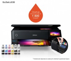 Epson EcoTank L8180 A3+ Sz&iacute;nes tintasugaras multifunkci&oacute;s fot&oacute;nyomtat&oacute; Iroda &eacute;s sz&aacute;m&iacute;t&aacute;stechnika - Nyomtat&oacute; - Tintasugaras / fot&oacute;nyomtat&oacute; - 395130