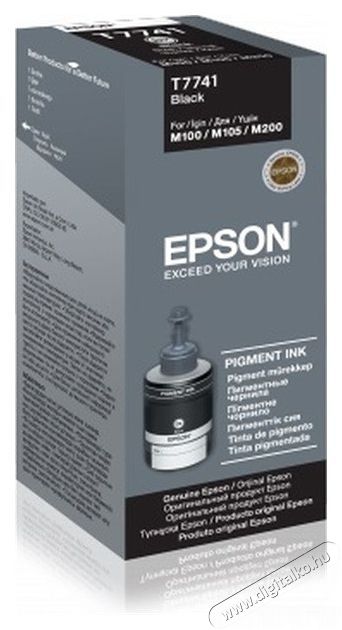 Epson T7741 140ml EcoTank kompatibilis fekete tintapalack Iroda &eacute;s sz&aacute;m&iacute;t&aacute;stechnika - Nyomtat&oacute; - Kieg&eacute;sz&iacute;tő - 385012