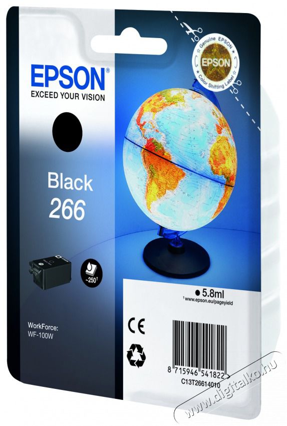 Epson WF-100W fekete tintapatron Iroda &eacute;s sz&aacute;m&iacute;t&aacute;stechnika - Nyomtat&oacute; - Kieg&eacute;sz&iacute;tő - 409825
