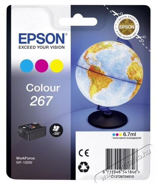 Epson WF-100W sz&iacute;nes tintapatron Iroda &eacute;s sz&aacute;m&iacute;t&aacute;stechnika - Nyomtat&oacute; - Kieg&eacute;sz&iacute;tő - 409826