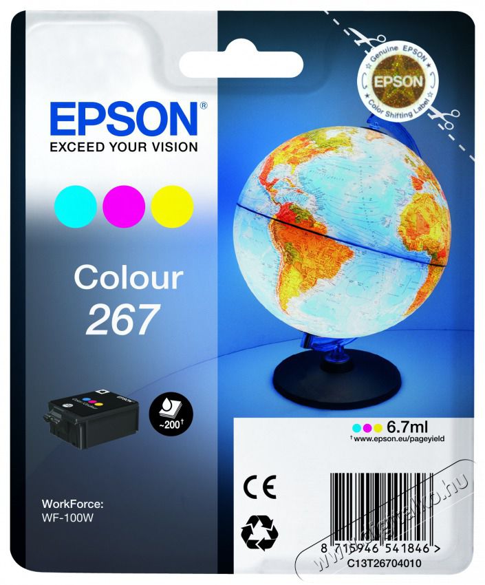 Epson WF-100W sz&iacute;nes tintapatron Iroda &eacute;s sz&aacute;m&iacute;t&aacute;stechnika - Nyomtat&oacute; - Kieg&eacute;sz&iacute;tő - 409826
