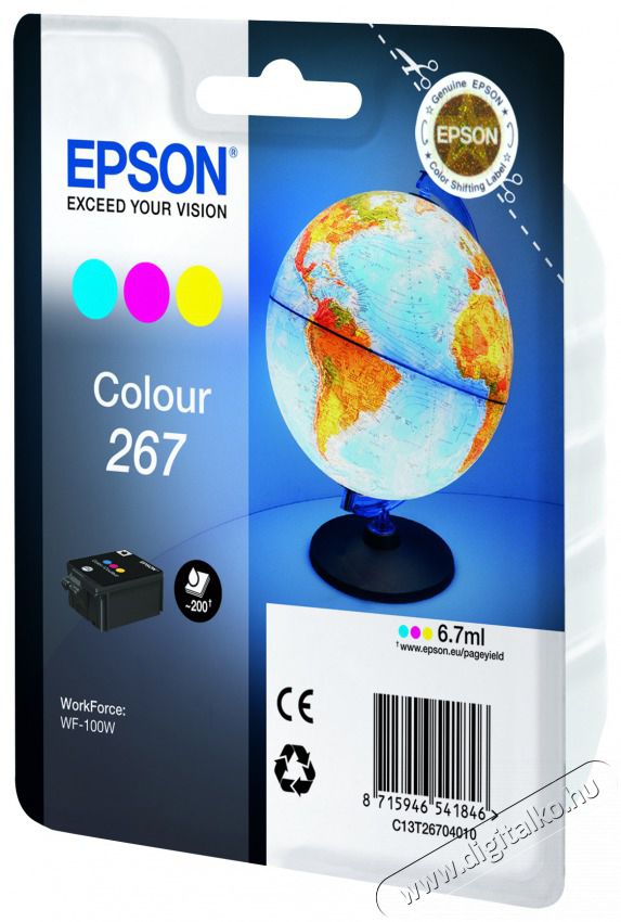 Epson WF-100W sz&iacute;nes tintapatron Iroda &eacute;s sz&aacute;m&iacute;t&aacute;stechnika - Nyomtat&oacute; - Kieg&eacute;sz&iacute;tő - 409826
