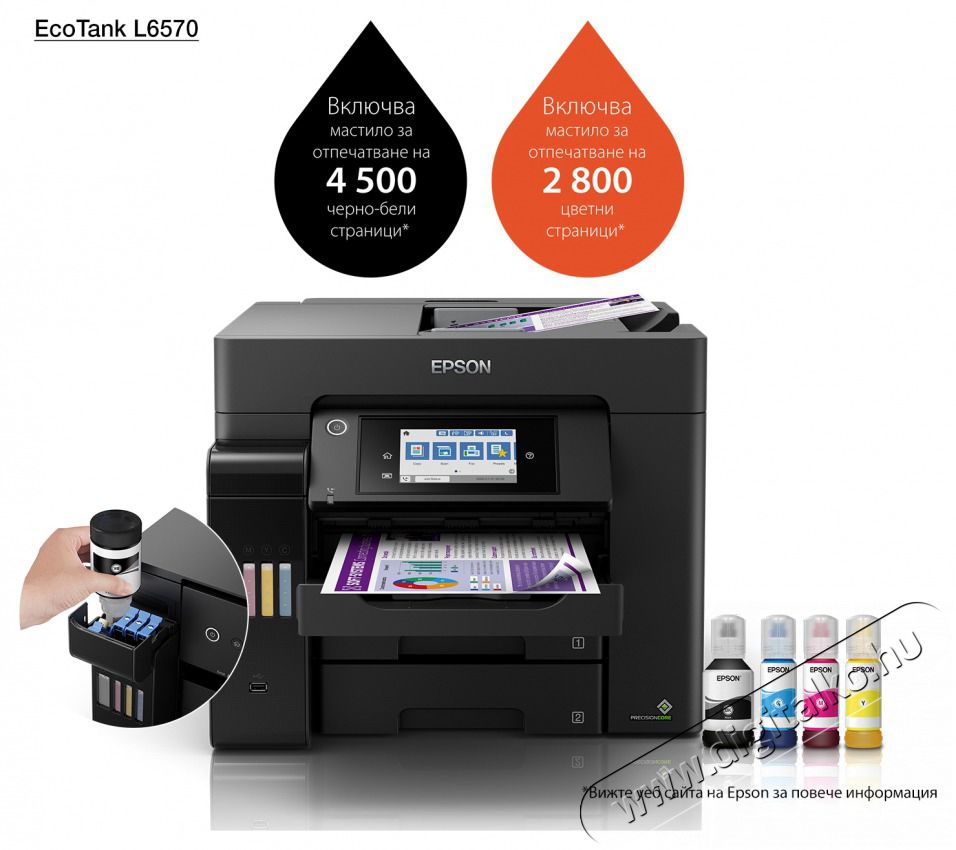 Epson EcoTank L6570 sz&iacute;nes tintasugaras multifunkci&oacute;s nyomtat&oacute; Iroda &eacute;s sz&aacute;m&iacute;t&aacute;stechnika - Nyomtat&oacute; - Tintasugaras / fot&oacute;nyomtat&oacute; - 456151