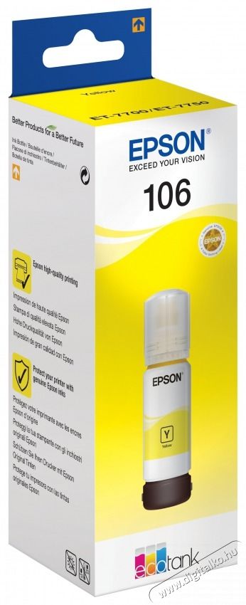 Epson T00R4 70ml s&aacute;rga tintapatron Iroda &eacute;s sz&aacute;m&iacute;t&aacute;stechnika - Nyomtat&oacute; - Kieg&eacute;sz&iacute;tő - 461425