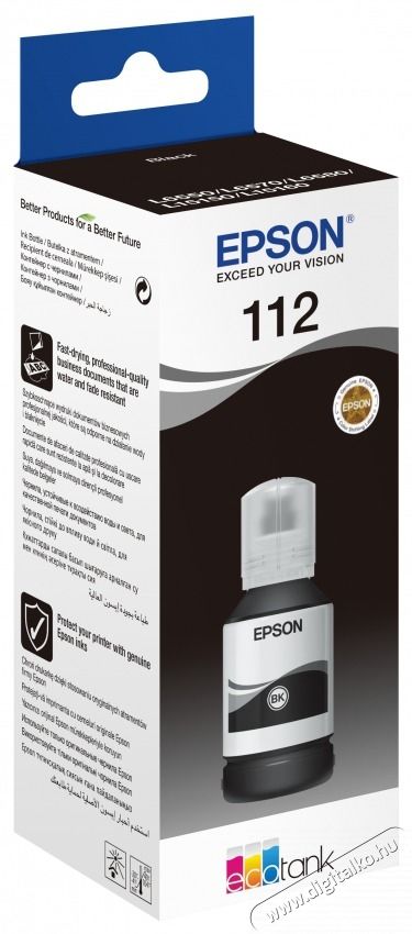 Epson T06C1 127ML fekete tintapatron Iroda &eacute;s sz&aacute;m&iacute;t&aacute;stechnika - Nyomtat&oacute; - Kieg&eacute;sz&iacute;tő - 461523
