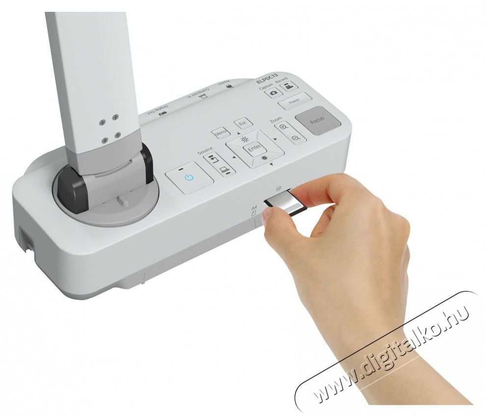 Epson Dokumentum kamera ELP DC13, projektorokhoz, 16x digit&aacute;lis zoom Fot&oacute;-Vide&oacute; kieg&eacute;sz&iacute;tők - L&aacute;mpa - LED l&aacute;mpa - 480164