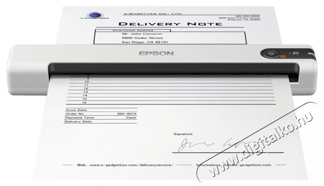 Epson Docuscanner - WorkForce DS-70 (A4, 600 DPI, 5.5 lap/perc, USB) Iroda &eacute;s sz&aacute;m&iacute;t&aacute;stechnika - Digitaliz&aacute;l&oacute; eszk&ouml;z - Szkenner - 487116