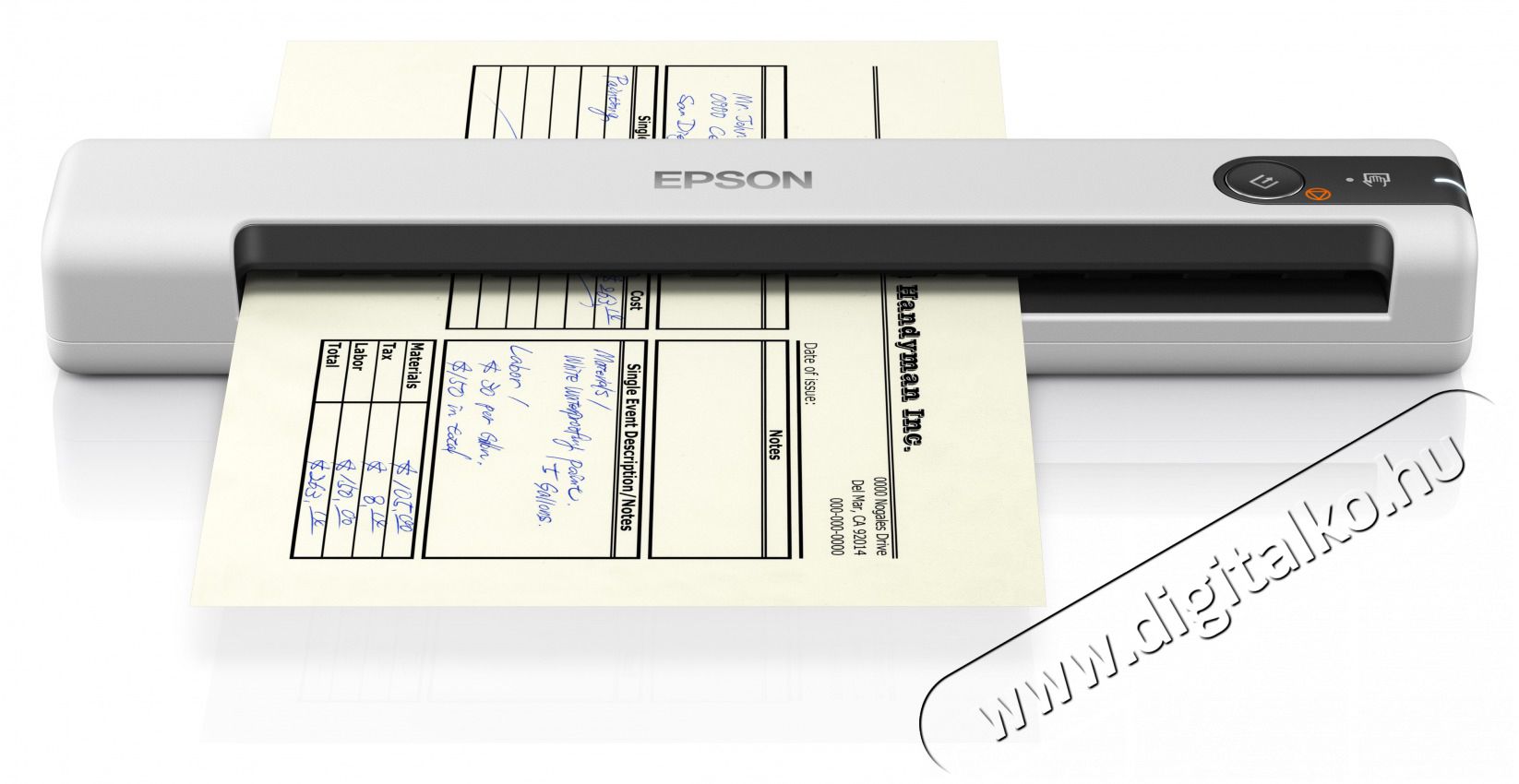 Epson Docuscanner - WorkForce DS-70 (A4, 600 DPI, 5.5 lap/perc, USB) Iroda &eacute;s sz&aacute;m&iacute;t&aacute;stechnika - Digitaliz&aacute;l&oacute; eszk&ouml;z - Szkenner - 487116