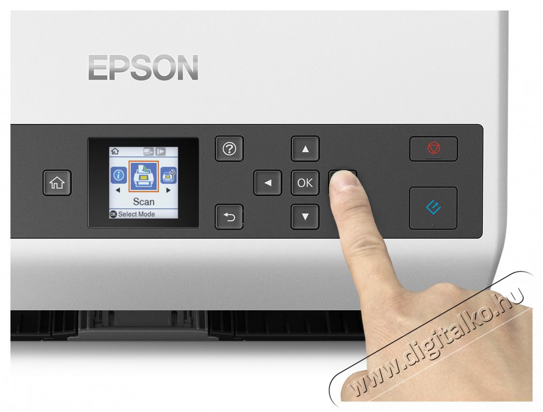 Epson Docuscanner - WorkForce DS-870 (A4, 600 DPI, 65 lap/perc, USB, ADF, duplex) Iroda &eacute;s sz&aacute;m&iacute;t&aacute;stechnika - Digitaliz&aacute;l&oacute; eszk&ouml;z - Szkenner - 487114