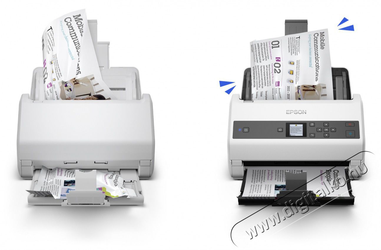 Epson Docuscanner - WorkForce DS-870 (A4, 600 DPI, 65 lap/perc, USB, ADF, duplex) Iroda &eacute;s sz&aacute;m&iacute;t&aacute;stechnika - Digitaliz&aacute;l&oacute; eszk&ouml;z - Szkenner - 487114