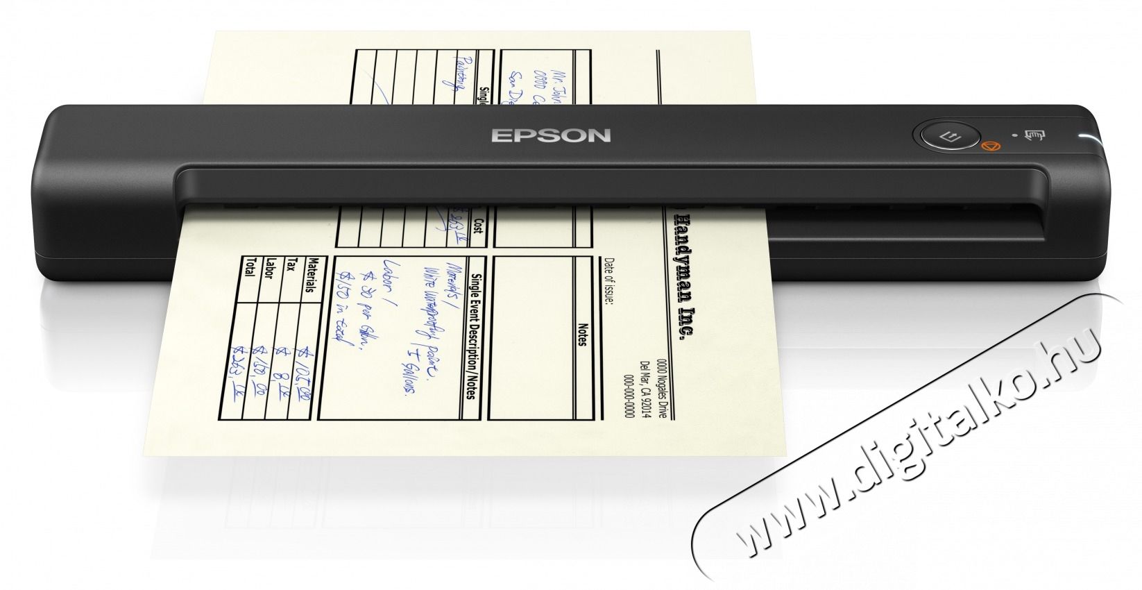 Epson Docuscanner - WorkForce ES-50 (A4, 600 DPI, 5.5 lap/perc, USB) Iroda &eacute;s sz&aacute;m&iacute;t&aacute;stechnika - Digitaliz&aacute;l&oacute; eszk&ouml;z - Szkenner - 487394