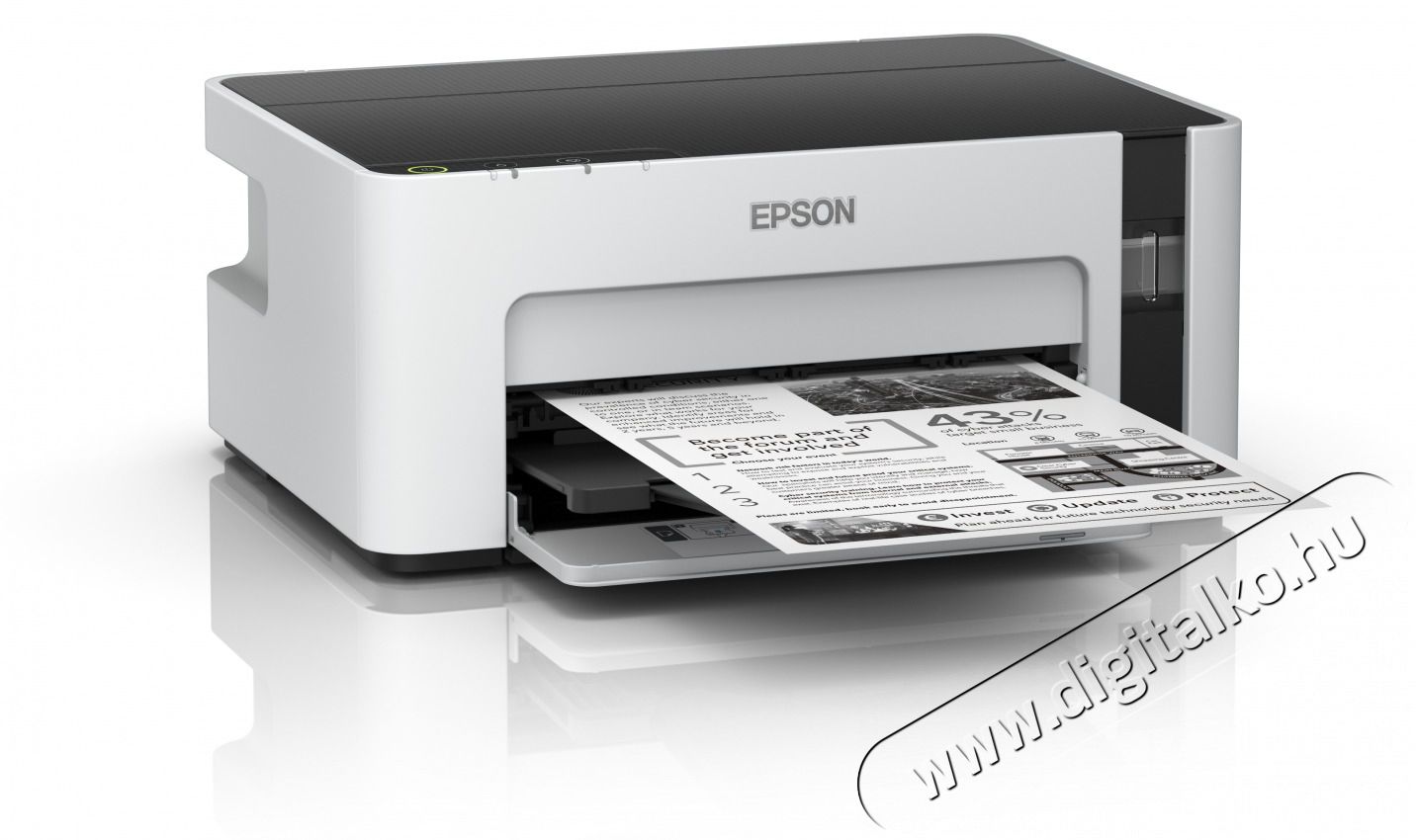 Epson Tintasugaras nyomtat&oacute; - EcoTank M1100 (A4, 1440x720 DPI, 32 lap/perc, USB) Iroda &eacute;s sz&aacute;m&iacute;t&aacute;stechnika - Nyomtat&oacute; - Tintasugaras / fot&oacute;nyomtat&oacute; - 486912