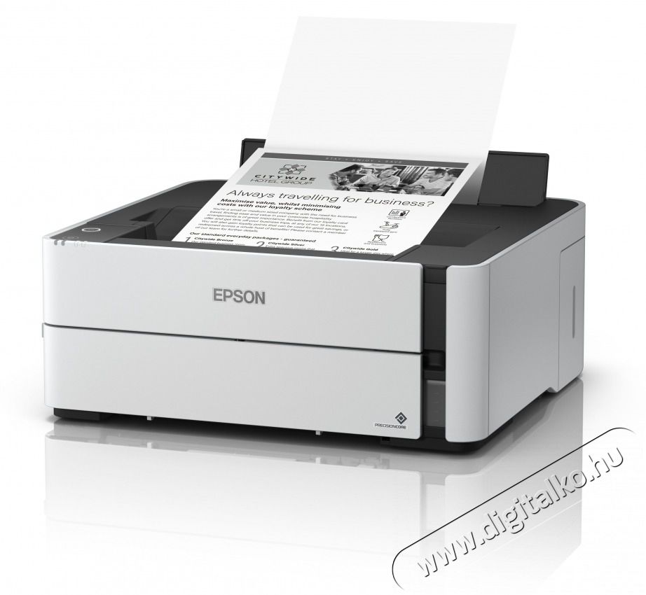 Epson Tintasugaras nyomtat&oacute; - EcoTank M1170 (A4, 1200x2400 DPI, 39 lap/perc, USB/LAN/Wifi) Iroda &eacute;s sz&aacute;m&iacute;t&aacute;stechnika - Nyomtat&oacute; - Tintasugaras / fot&oacute;nyomtat&oacute; - 488897