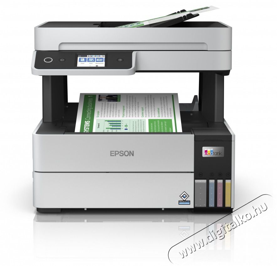 Epson EPSON Tintasugaras nyomtat&oacute; - EcoTank L6460 (A4, MFP, sz&iacute;nes,4800x1200 DPI,37 lap/perc, duplex, ADF, USB/LAN/Wifi) C11CJ89403 Iroda &eacute;s sz&aacute;m&iacute;t&aacute;stechnika - Nyomtat&oacute; - Multifunkci&oacute;s (tintasugaras) - 492469