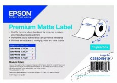 Epson S045419 MATTE LABEL CONT. 102mmx35m Iroda &eacute;s sz&aacute;m&iacute;t&aacute;stechnika - C&iacute;mkenyomtat&oacute; - Kieg&eacute;sz&iacute;tő - 400932
