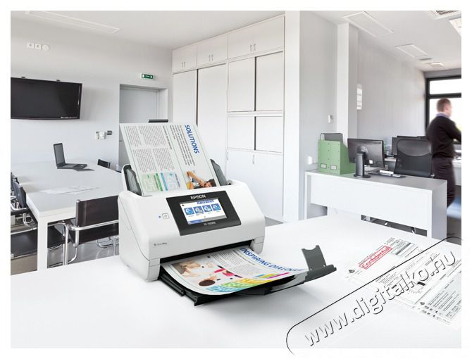 Epson Docuscanner - WorkForce DS-790WN (A4, 600 DPI, 90 lap/perc, USB/LAN/WiFi, ADF, duplex) Iroda &eacute;s sz&aacute;m&iacute;t&aacute;stechnika - Digitaliz&aacute;l&oacute; eszk&ouml;z - Szkenner - 492596