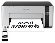 Epson EcoTank M1100 A4 mono tintasugaras egyfunkci&oacute;s nyomtat&oacute; Iroda &eacute;s sz&aacute;m&iacute;t&aacute;stechnika - Nyomtat&oacute; - Tintasugaras / fot&oacute;nyomtat&oacute; - 507657