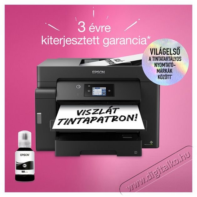 Epson M15140 A3 MFP duplex ADF Ethernet/WIFI mono multifunkci&oacute;s tintasugaras nyomtat&oacute; Iroda &eacute;s sz&aacute;m&iacute;t&aacute;stechnika - Nyomtat&oacute; - Tintasugaras / fot&oacute;nyomtat&oacute; - 514341