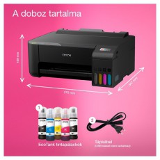Epson EcoTank L1230 sz&iacute;nes tintasugaras nyomtat&oacute; Iroda &eacute;s sz&aacute;m&iacute;t&aacute;stechnika - Nyomtat&oacute; - Tintasugaras / fot&oacute;nyomtat&oacute; - 516236