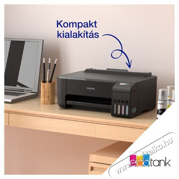 Epson EcoTank L1230 sz&iacute;nes tintasugaras nyomtat&oacute; Iroda &eacute;s sz&aacute;m&iacute;t&aacute;stechnika - Nyomtat&oacute; - Tintasugaras / fot&oacute;nyomtat&oacute; - 516236