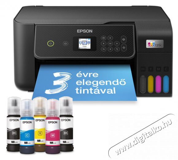 Epson EcoTank L3280 sz&iacute;nes multifunkci&oacute;s tintasugaras nyomtat&oacute; Iroda &eacute;s sz&aacute;m&iacute;t&aacute;stechnika - Nyomtat&oacute; - Multifunkci&oacute;s (tintasugaras) - 516233