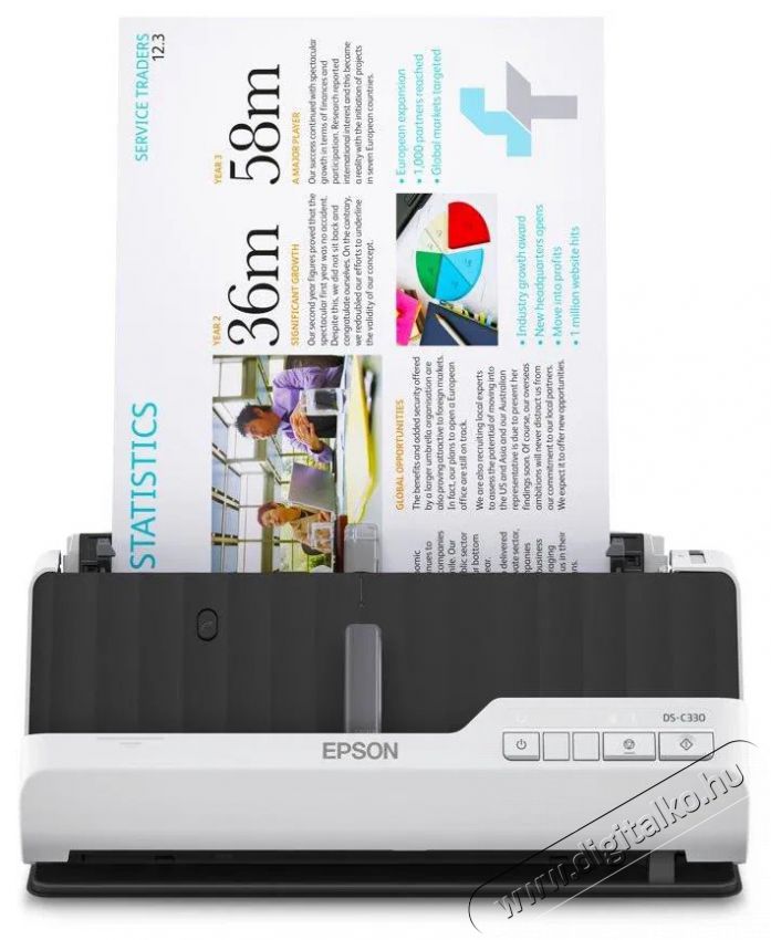 Epson DS-C330 Szkenner Iroda &eacute;s sz&aacute;m&iacute;t&aacute;stechnika - Digitaliz&aacute;l&oacute; eszk&ouml;z - Szkenner - 530552