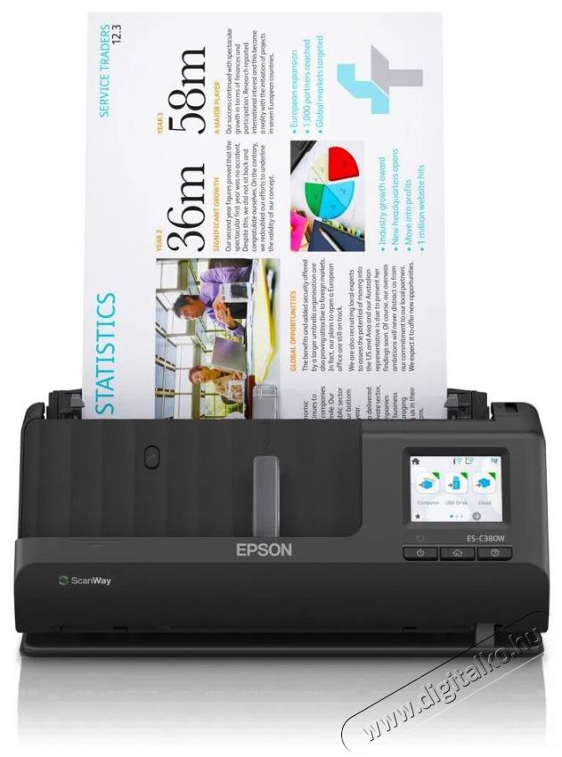 Epson ES-C380W Szkenner Iroda &eacute;s sz&aacute;m&iacute;t&aacute;stechnika - Digitaliz&aacute;l&oacute; eszk&ouml;z - Szkenner - 530540