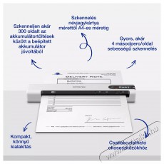 Epson Workforce DS-80W Szkenner Iroda &eacute;s sz&aacute;m&iacute;t&aacute;stechnika - Digitaliz&aacute;l&oacute; eszk&ouml;z - Szkenner - 530546