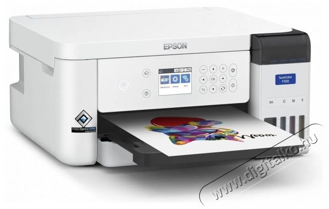 Epson Szublim&aacute;ci&oacute;s nyomtat&oacute; A4 Epson SureColor SC-F100 Iroda &eacute;s sz&aacute;m&iacute;t&aacute;stechnika - Nyomtat&oacute; - Tintasugaras / fot&oacute;nyomtat&oacute; - 532545