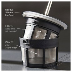 ESPRO Press P0 UltraLight 0,47l, fekete Konyhai term&eacute;kek - K&aacute;v&eacute;főző / k&aacute;v&eacute;&ouml;rlő / kieg&eacute;sz&iacute;tő - Filteres k&aacute;v&eacute;főző - 524735
