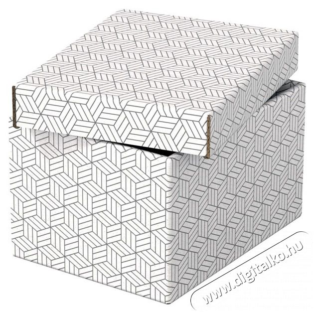 Esselte Home S m&eacute;ret 3db/csomag t&aacute;rol&oacute;doboz - feh&eacute;r H&aacute;ztart&aacute;s / Otthon / K&uuml;lt&eacute;r - Lak&aacute;sfelszerel&eacute;s - T&aacute;rol&oacute; - 395690