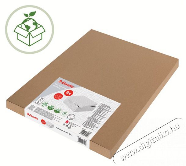Esselte Home S m&eacute;ret 3db/csomag t&aacute;rol&oacute;doboz - feh&eacute;r H&aacute;ztart&aacute;s / Otthon / K&uuml;lt&eacute;r - Lak&aacute;sfelszerel&eacute;s - T&aacute;rol&oacute; - 395690