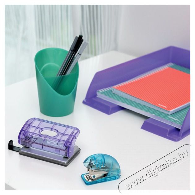 Esselte ColourBreeze korall mini lyukaszt&oacute; Iroda &eacute;s sz&aacute;m&iacute;t&aacute;stechnika - Pap&iacute;r kezelő term&eacute;k - Pap&iacute;rv&aacute;g&oacute; - 403862