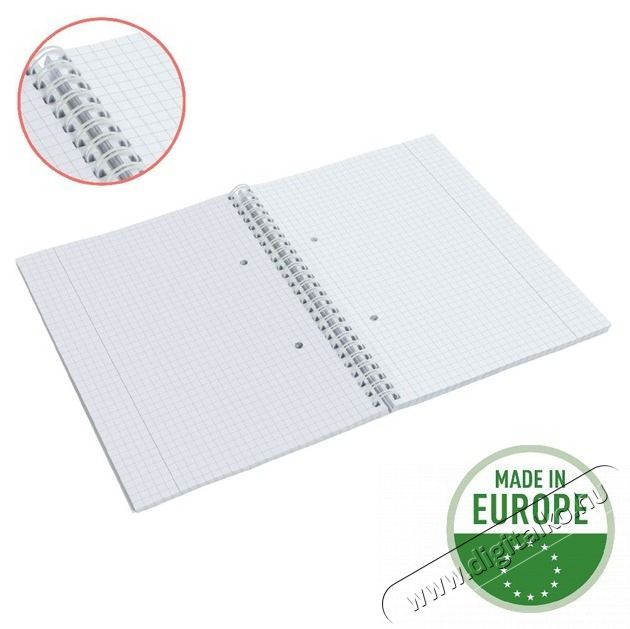 Esselte ColourBreeze A5 kock&aacute;s k&eacute;k spir&aacute;lf&uuml;zet Iroda &eacute;s sz&aacute;m&iacute;t&aacute;stechnika - Egy&eacute;b sz&aacute;m&iacute;t&aacute;stechnikai term&eacute;k - 406968