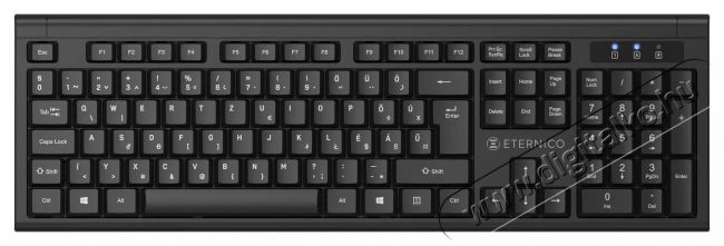 Eternico Essential Keyboard Wireless KS1000 - HU Iroda &eacute;s sz&aacute;m&iacute;t&aacute;stechnika - Billentyűzet / billentyűzet szett - Vezet&eacute;k n&eacute;lk&uuml;li - 503345