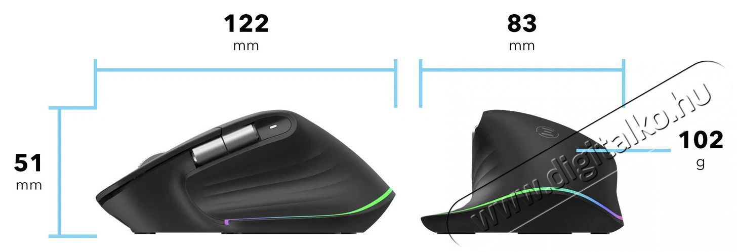 Eternico Wireless Mouse MS510 - fekete-sz&uuml;rke Iroda &eacute;s sz&aacute;m&iacute;t&aacute;stechnika - Eg&eacute;r - Vezet&eacute;k n&eacute;lk&uuml;li eg&eacute;r - 503346
