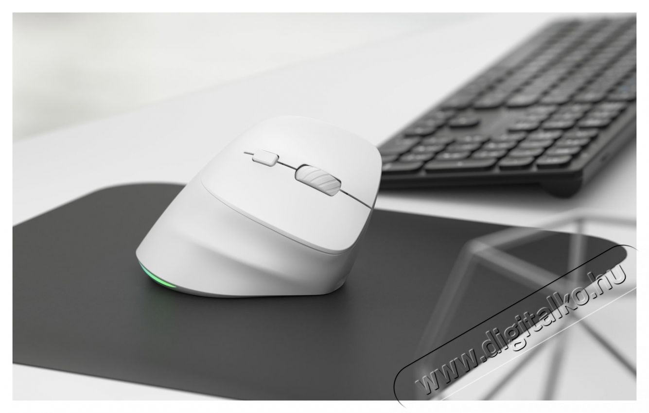 Eternico Wireless Vertical Mouse MVS490, feh&eacute;r Iroda &eacute;s sz&aacute;m&iacute;t&aacute;stechnika - Eg&eacute;r - Vezet&eacute;k n&eacute;lk&uuml;li eg&eacute;r - 535183