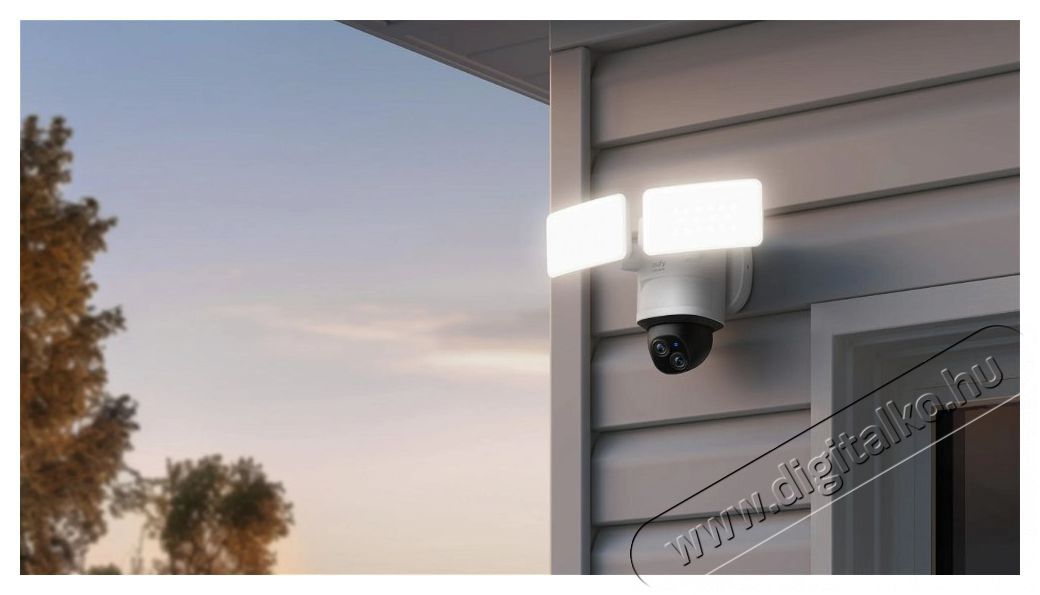 Eufy FLOODLIGHT CAMERA E340 F&eacute;nyk&eacute;pezőg&eacute;p / kamera - Megfigyelő / IP kamera - 493440