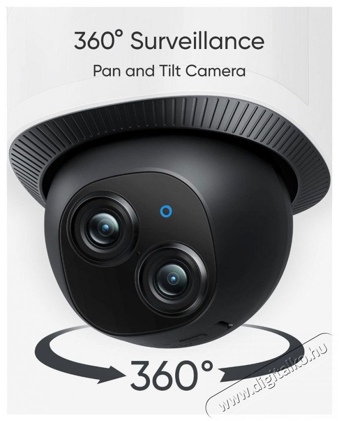 Eufy FLOODLIGHT CAMERA E340 F&eacute;nyk&eacute;pezőg&eacute;p / kamera - Megfigyelő / IP kamera - 493440