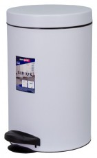 EUROGOLD SIRIUS 14l 40x25cm feh&eacute;r ped&aacute;los szemetes H&aacute;ztart&aacute;s / Otthon / K&uuml;lt&eacute;r - Lak&aacute;sfelszerel&eacute;s - Szemetes - 514019