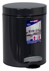 EUROGOLD SIRIUS 5l 19x24cm antracit sz&uuml;rke ped&aacute;los szemetes H&aacute;ztart&aacute;s / Otthon / K&uuml;lt&eacute;r - Lak&aacute;sfelszerel&eacute;s - Szemetes - 514017