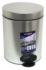 EUROGOLD SIRIUS 5l 19x24cm ez&uuml;st ped&aacute;los szemetes H&aacute;ztart&aacute;s / Otthon / K&uuml;lt&eacute;r - Lak&aacute;sfelszerel&eacute;s - Szemetes - 514018